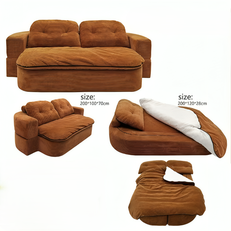 Dream Fold Ultra Soft Convertible Lounge Sofa - Image 2