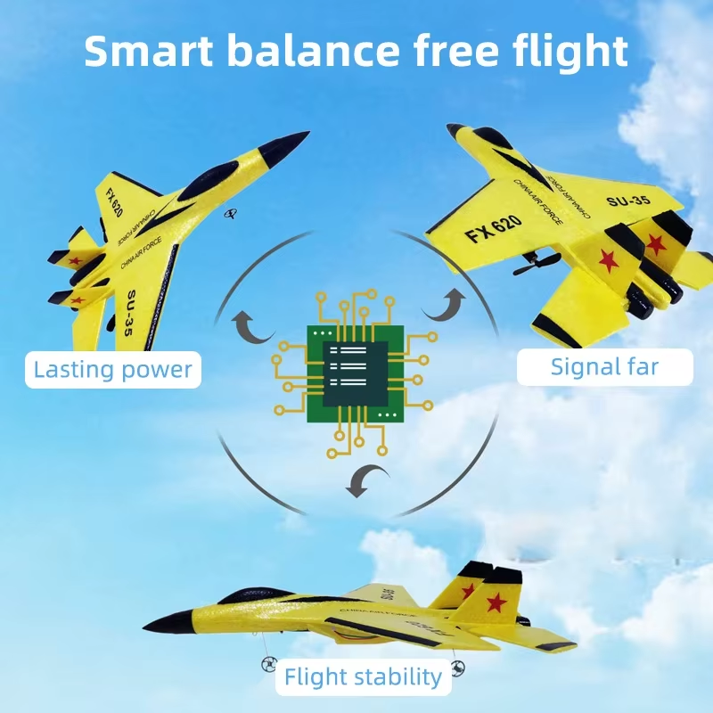 Remote Control Foam Fighter Airplane Toy - Image 10