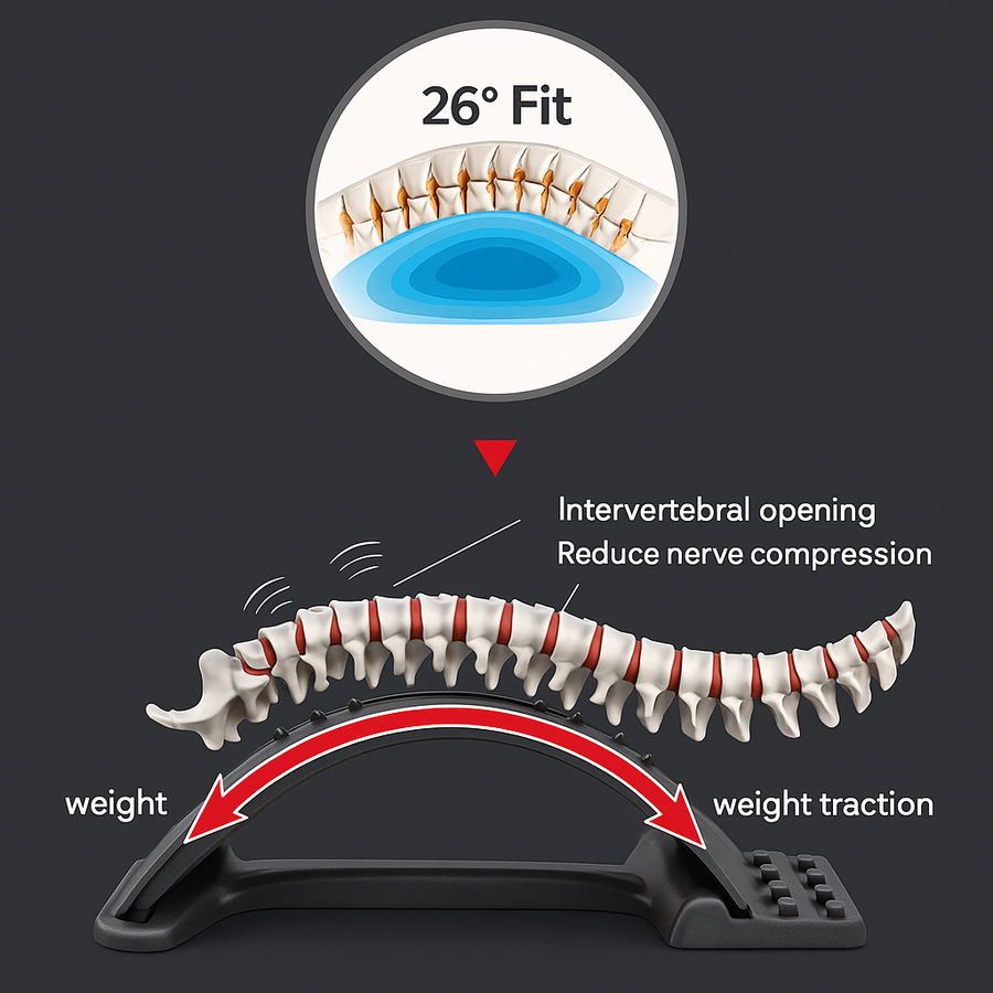 Back Massage Magic Stretcher Backbone Stretcher Pain Reliever - Image 7