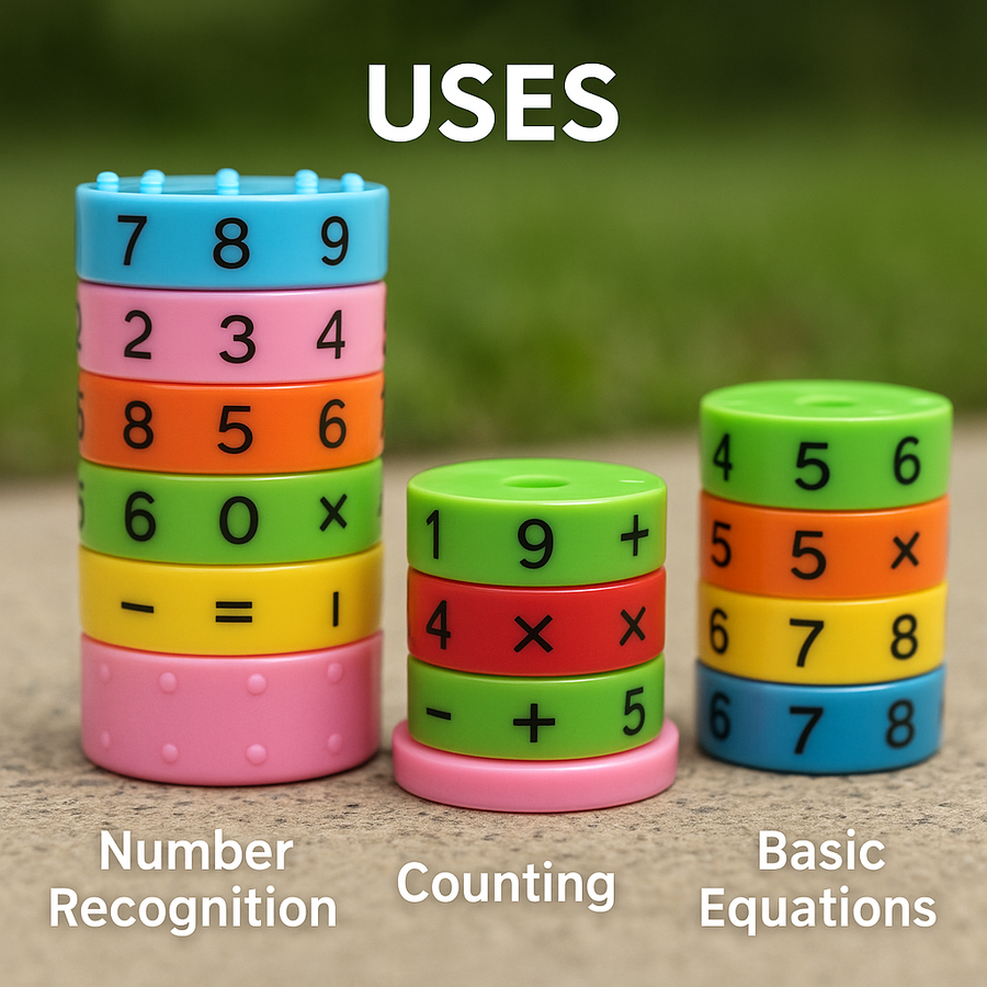 Genius Kid Magnetic Educational Math Puzzle Set - Image 2