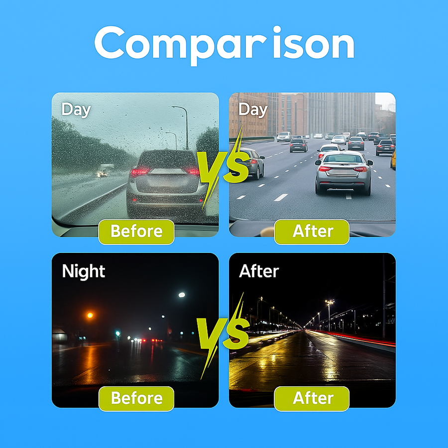 Car Windshield Hydrophobic Glass Oil Remover Coating Tool - Image 4