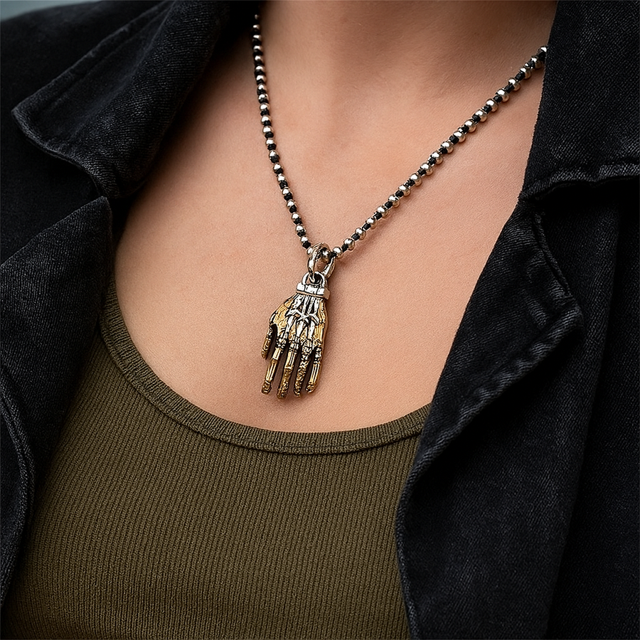 Robotic Mechanical Hand Necklace - Image 2