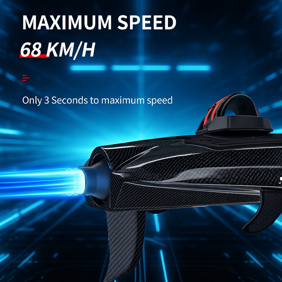 Next-Gen Carbon Fiber Remote Control Jet Surfboard - Image 4