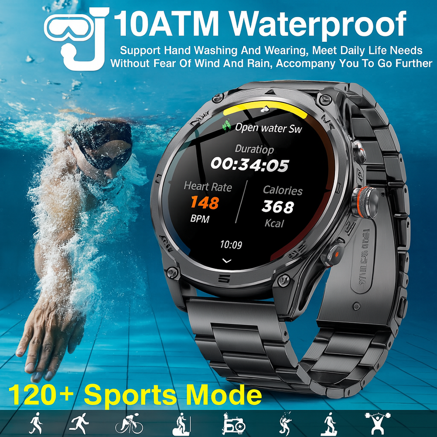 Advanced Sports GPS Waterproof Fitness Tracker Smartwatch - Image 2