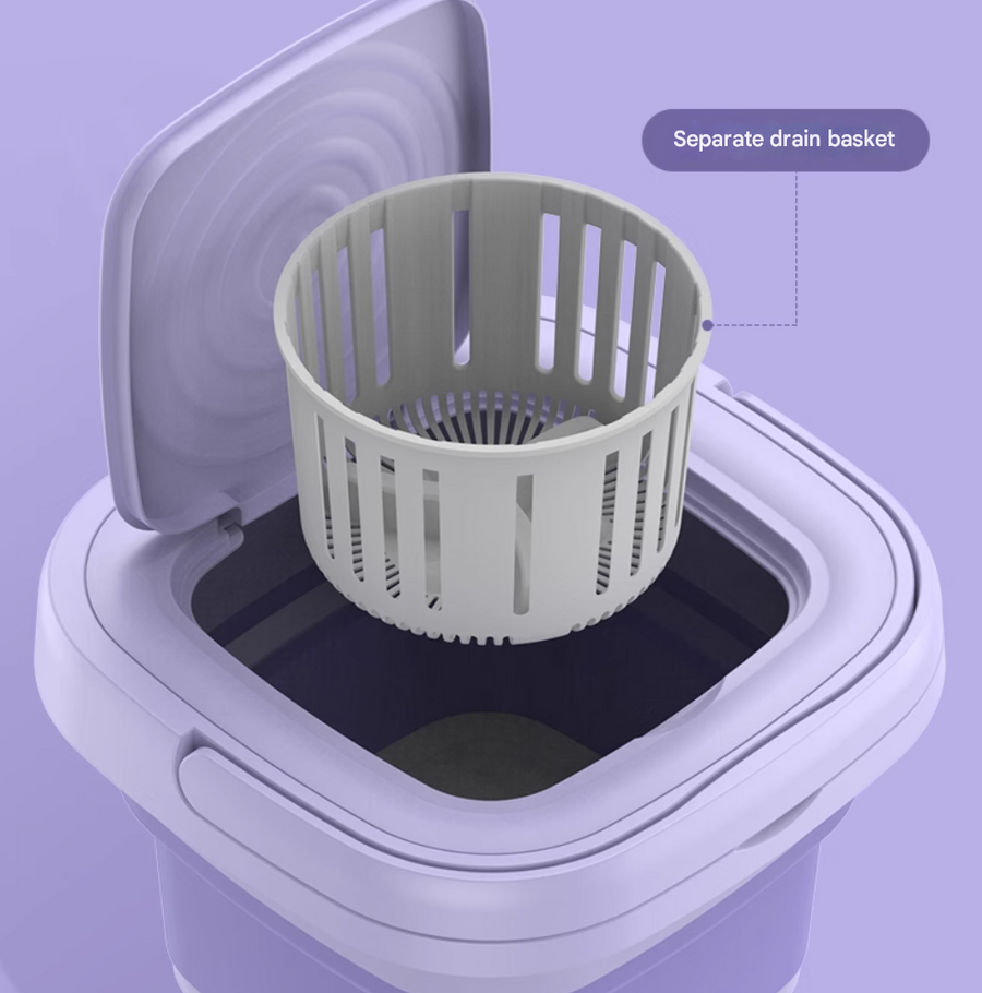Travel Friendly Portable Foldable Automatic Washing Machine - Image 4
