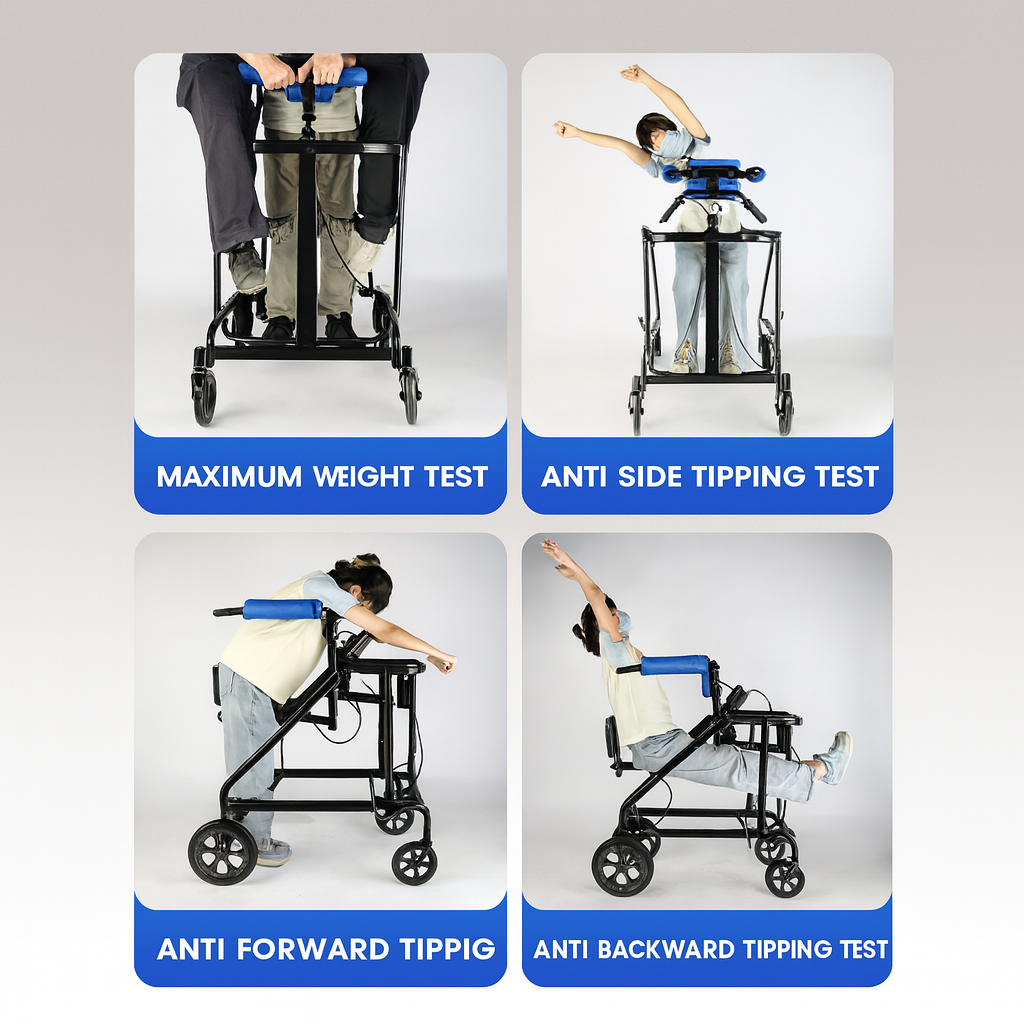 Ergonomic Walking Rehabilitation Stand Assist Trainer Walker - Image 3