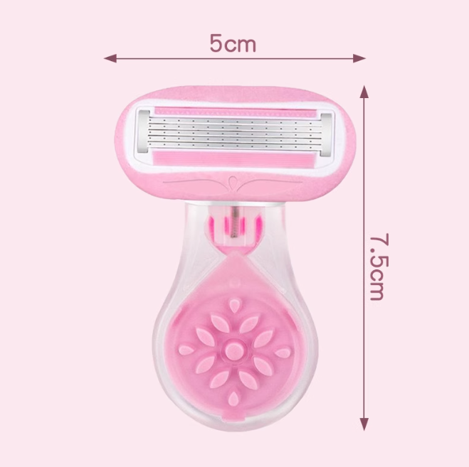 Compact Pink Lady Protective Razor Set - Image 5