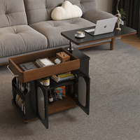 Vintage Style Lift-Top Hidden Storage Coffee Work Table - Image 0