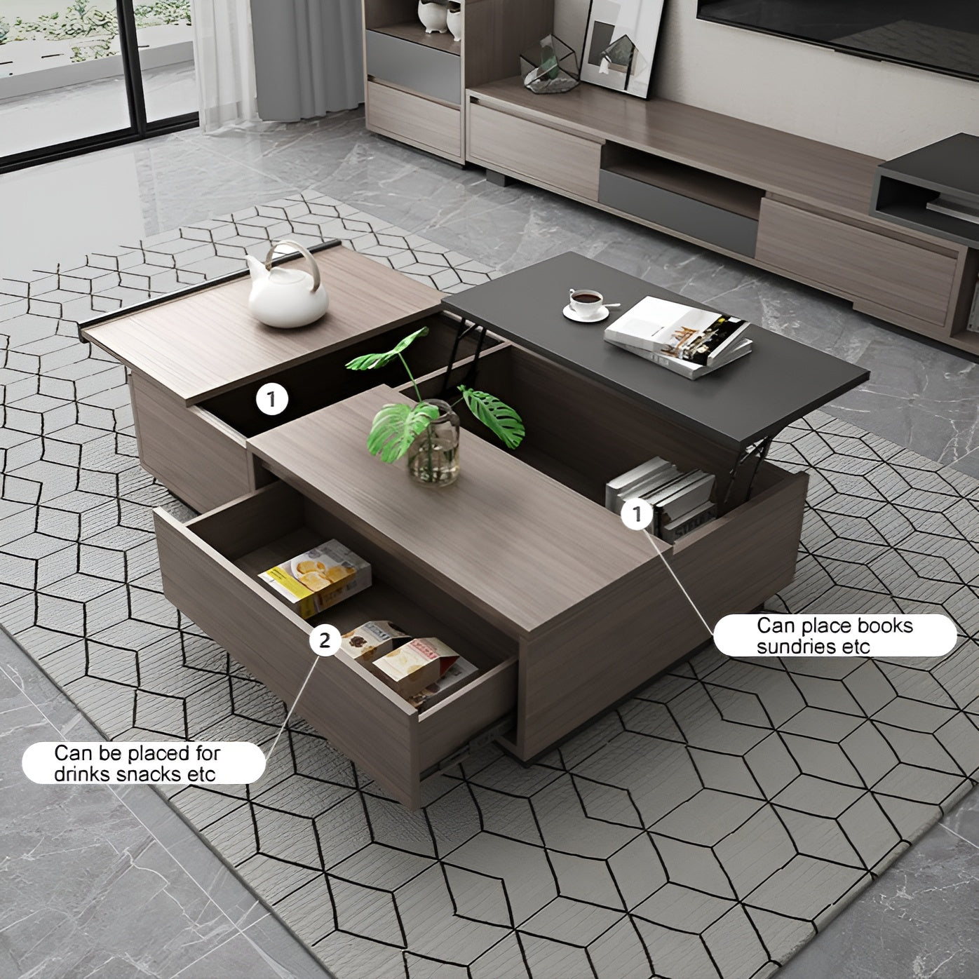 Stockholm Lift Minimal Liftable Table - Image 6