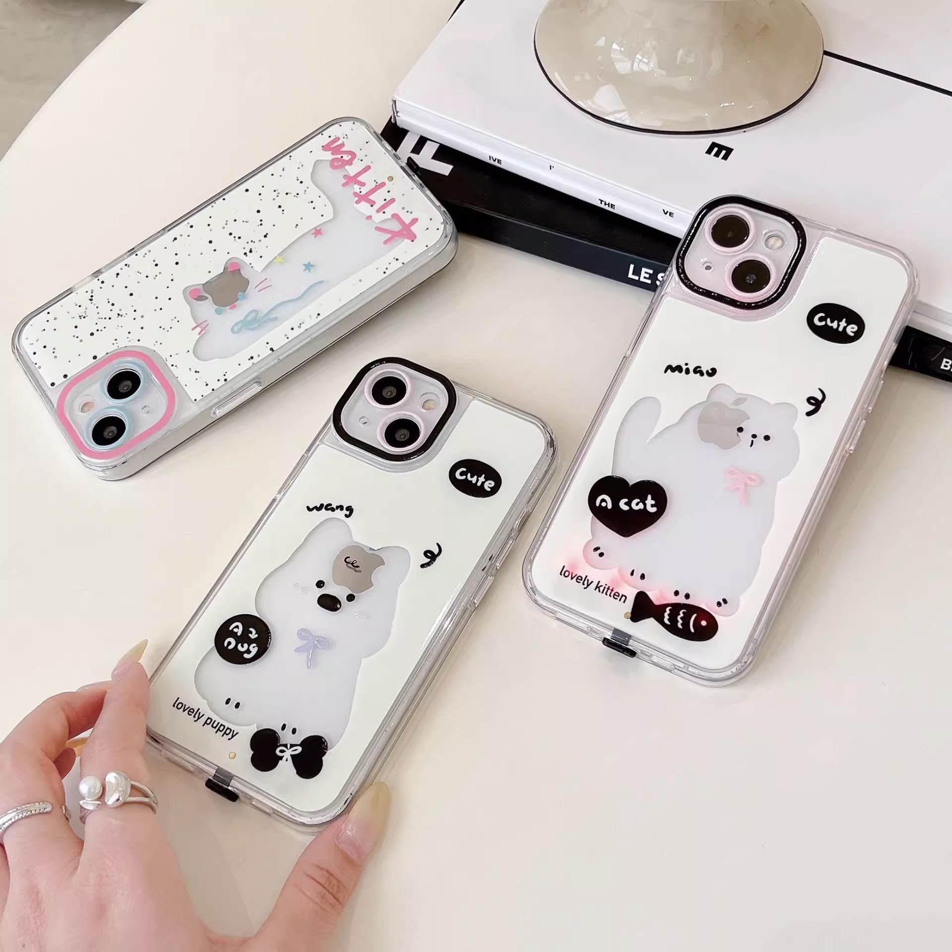 Neon Paws Cat Lover Luminous Phone Case - Image 9