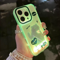 Neon Paws Cat Lover Luminous Phone Case - Image 0