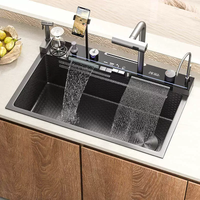 Waterfall Nano Piano Key Smart Kitchen Sink - Image 0