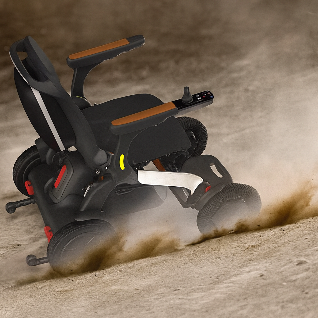 Climb Assist Lightweight Foldable Electric Mobility Wheelchair - Image 0