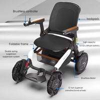 Climb Assist Lightweight Foldable Electric Mobility Wheelchair - Image 1