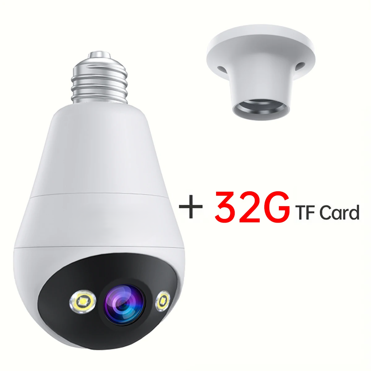 Fisheye Mini WiFi Bulb Security Camera - Image 6