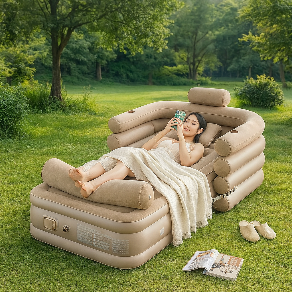 Inflatable Comfy Outdoor Lazy Lounge Sofa - Image 0