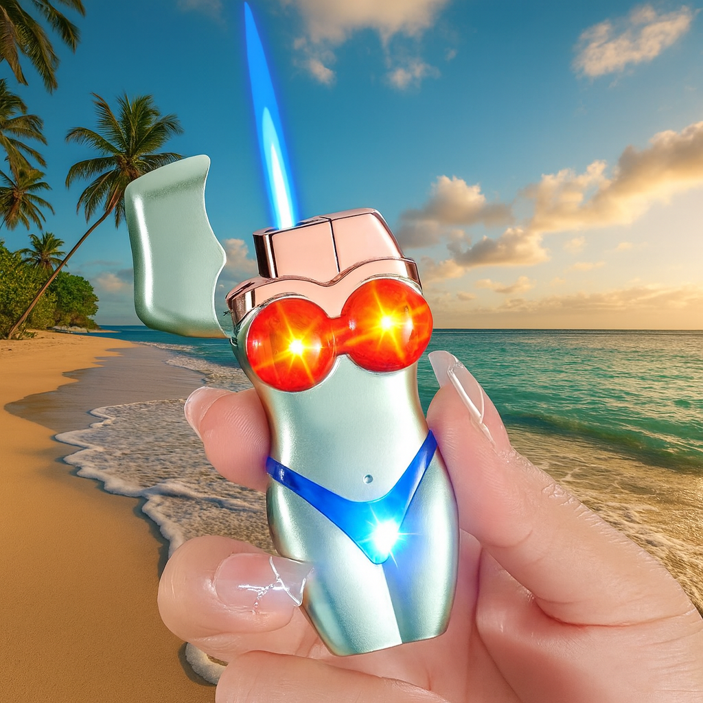 Glowing Bikini Windproof Jet Torch Lighter - Image 7