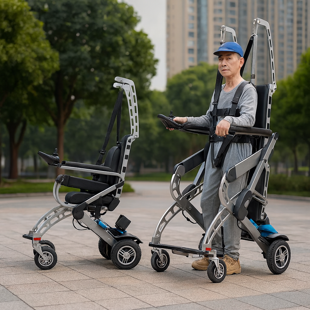 Automatic Standing Assist Walking Rehabilitation Trainer Wheelchair - Image 0