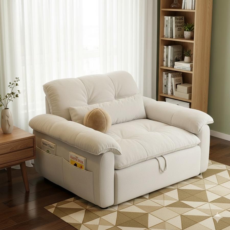 Multi-Mode Nordic Reclining Sofa Chair - Image 0