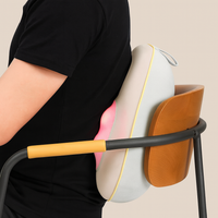 Ergonomic Back Support Heated Vibration Massager - Image 1