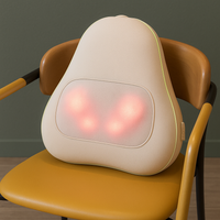 Ergonomic Back Support Heated Vibration Massager - Image 0