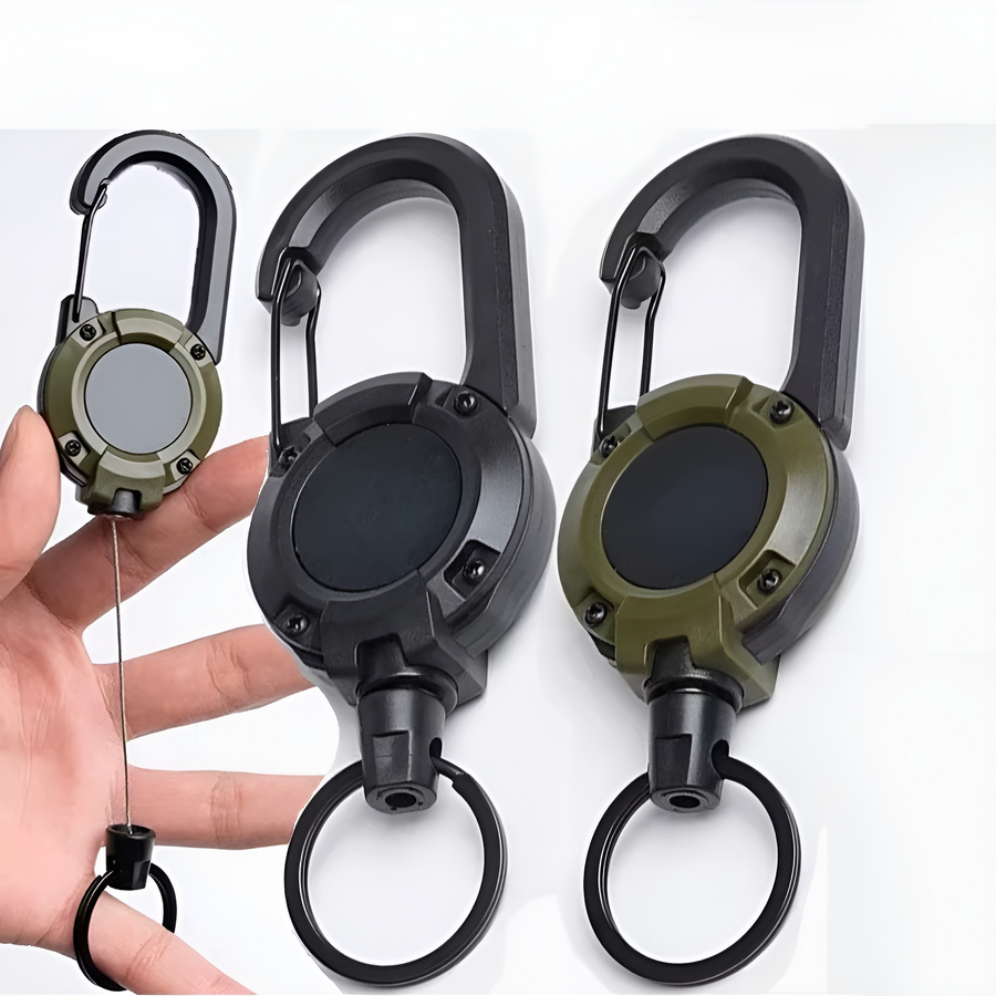 Trail Lock Anti-Lost Retractable Carabiner Keychain - Image 5