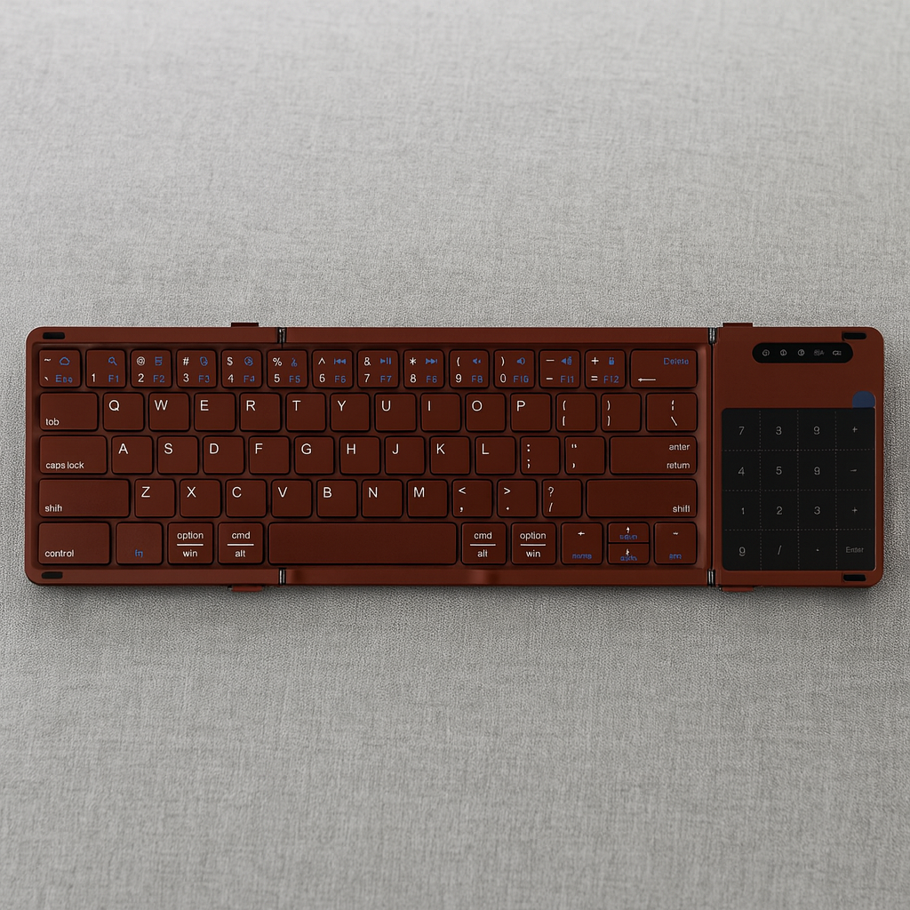 Wireless Portable Slim Smart Tri-Fold Bluetooth Keyboard - Image 0