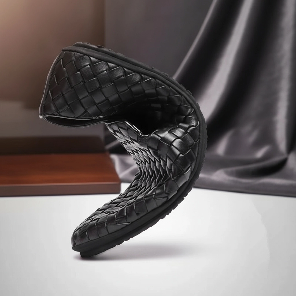 Japanese Style Casual Leather Slip-on Shoe - Image 2