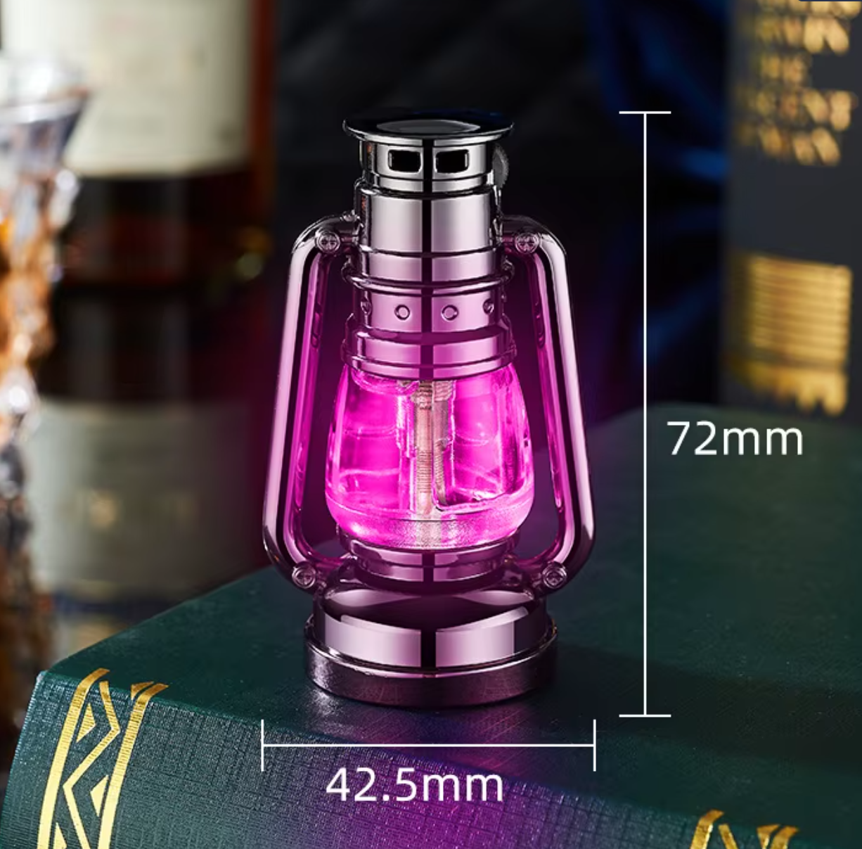 Mini Retro Flame Lantern Torch Lighter - Image 6