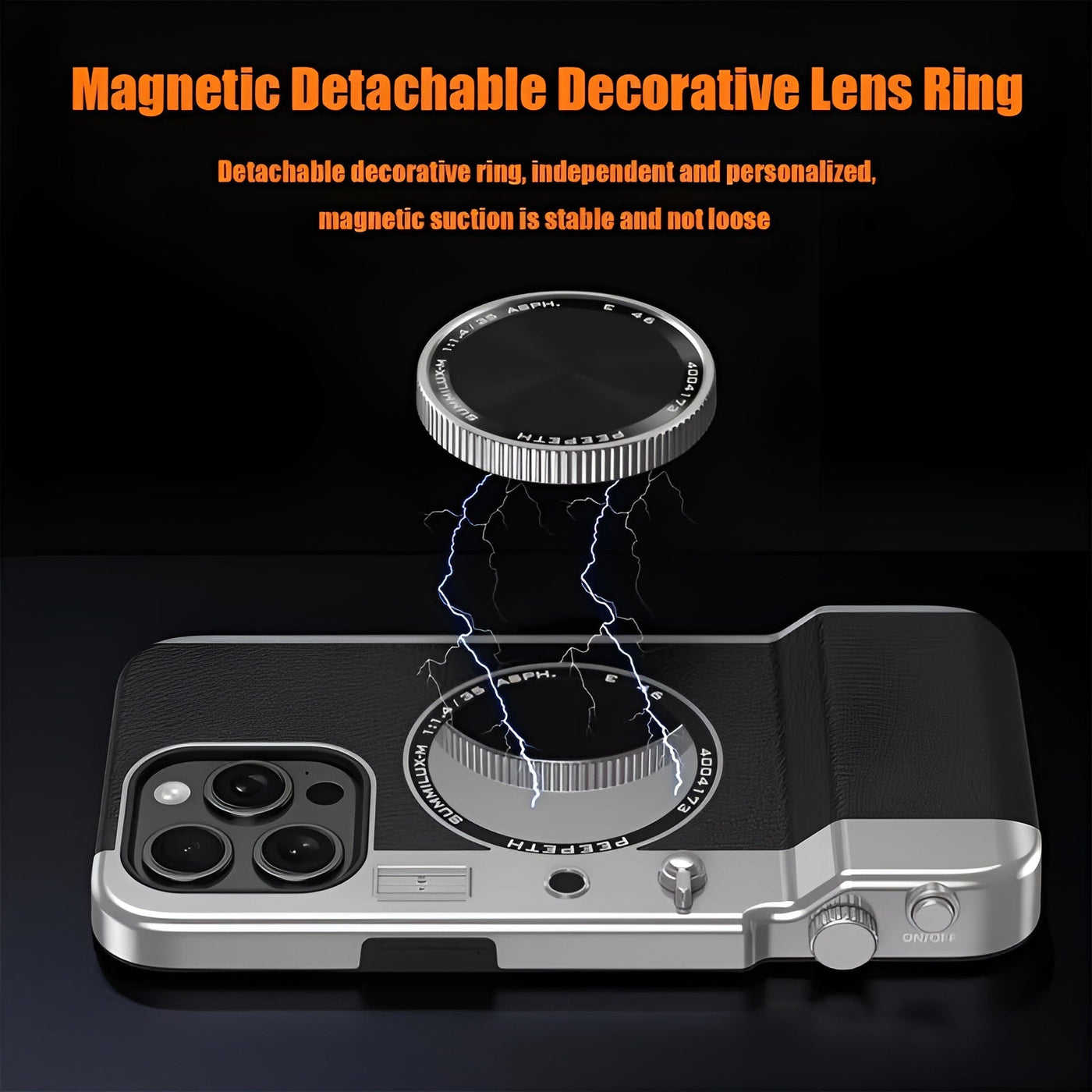 Vintage Camera Bluetooth Magnetic iPhone Case - Image 4