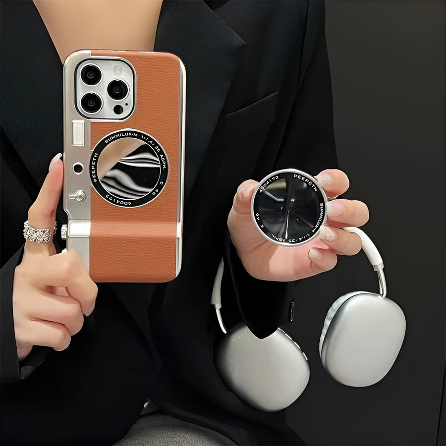 Vintage Camera Bluetooth Magnetic iPhone Case - Image 3