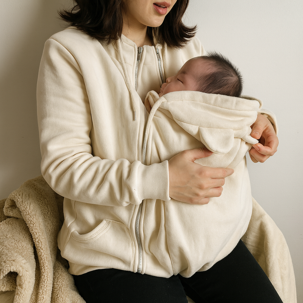 Kangaroo Nest Parent Kids Hoodie - Image 0