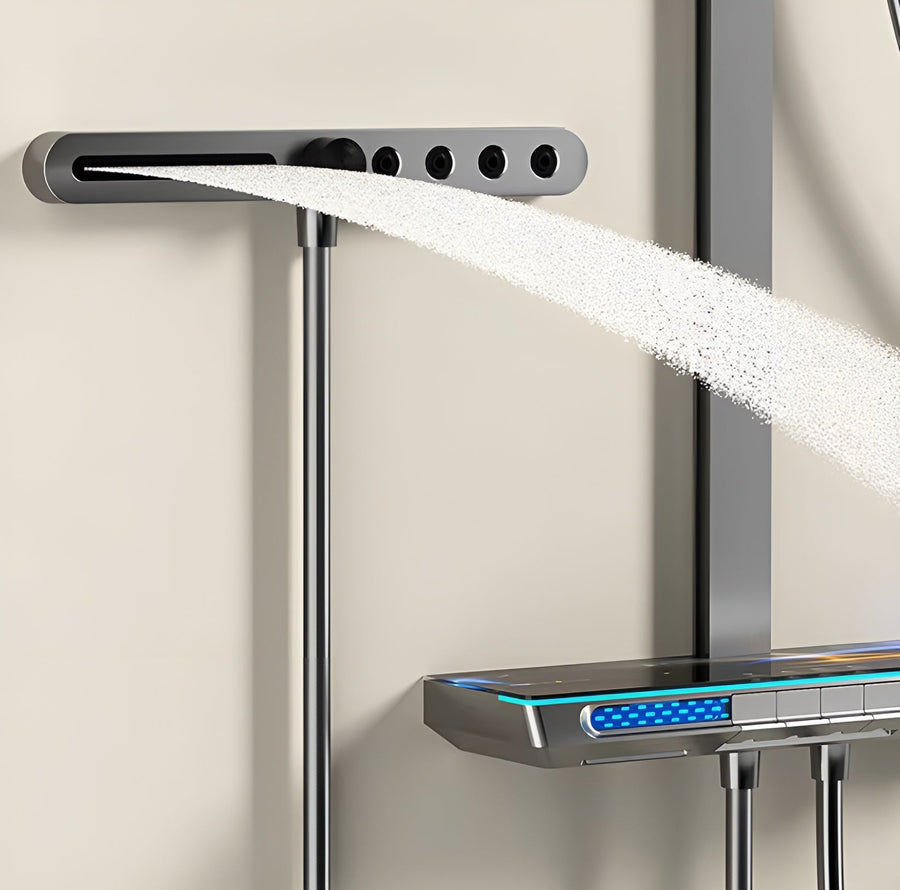 Thermostatic Rainfall Aura Shower Set - Image 7