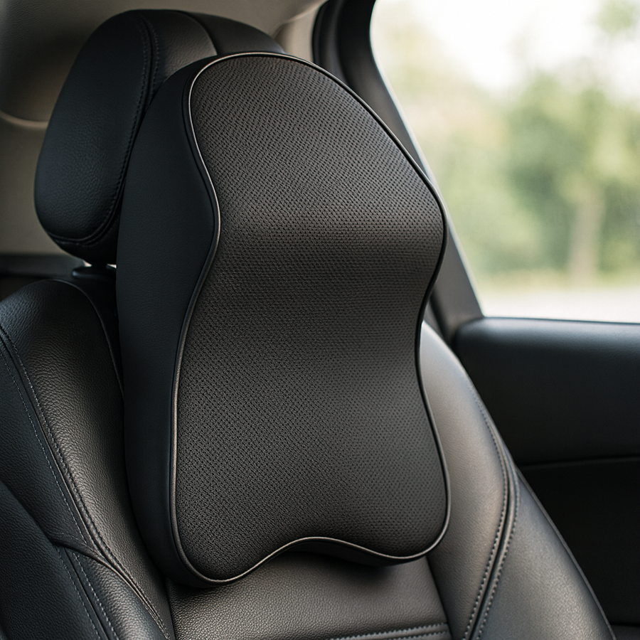 Comfort Time Memory Foam Car Pillow Headrest - Image 0