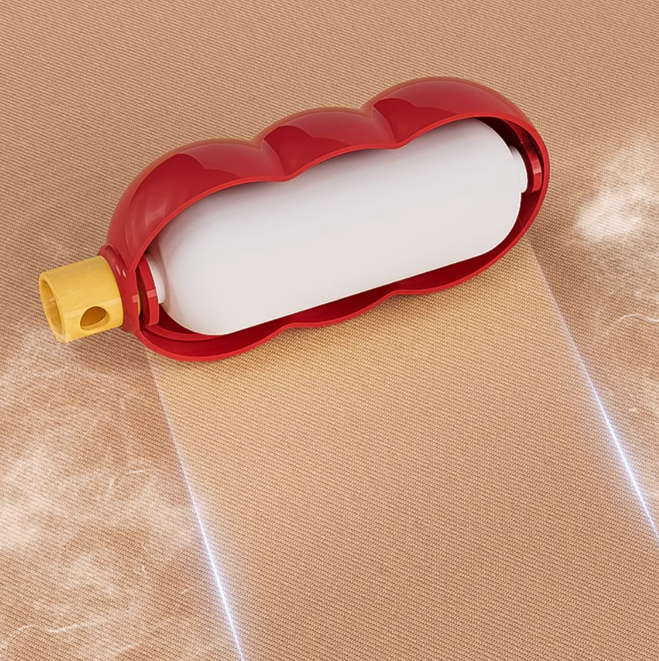 Mini Reusable Strong Adhesive Lint Roller Keychain - Image 0