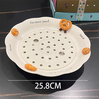 Korean Snacks Ceramic Cute Serving Plate - Image 8