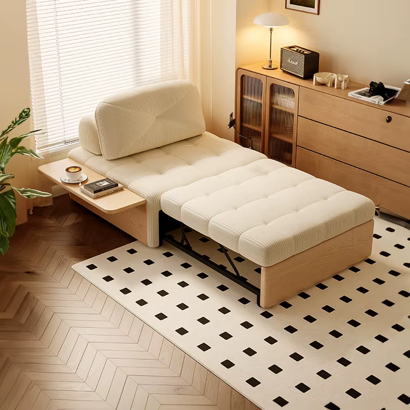 Cloud Soft Convertible Single Sofa Bed Lounge Chair - Image 2