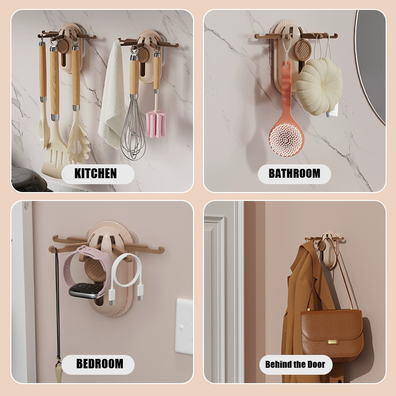 Multi Organizer Foldable Wall-Mounted Hook - Image 4