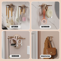 Multi Organizer Foldable Wall-Mounted Hook - Image 4