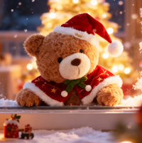 Hidden Surprise Christmas Tree Plush Bear - Image 6
