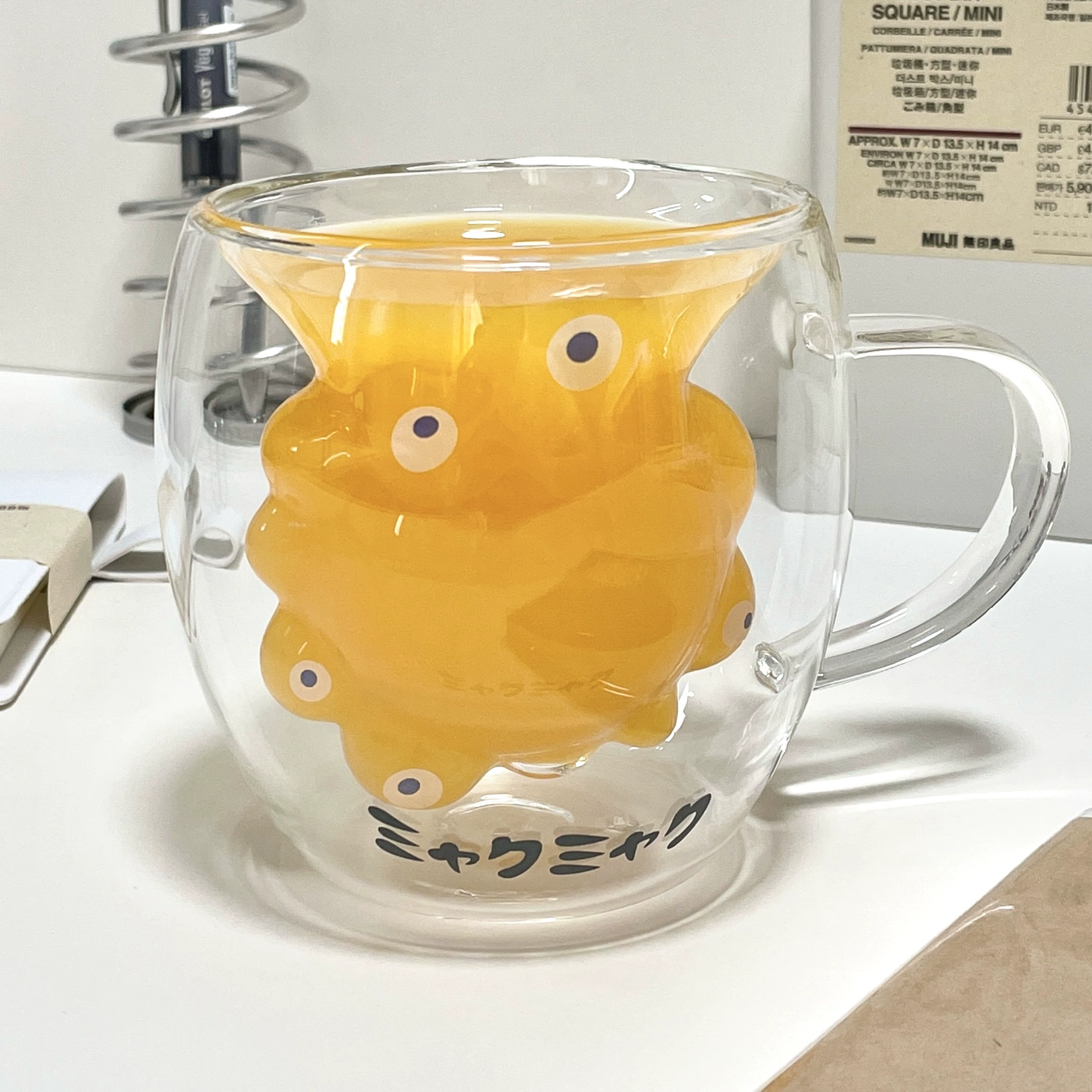 Crazy Eyes Monster Glass Mug - Image 3