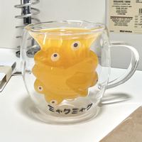 Crazy Eyes Monster Glass Mug - Image 3