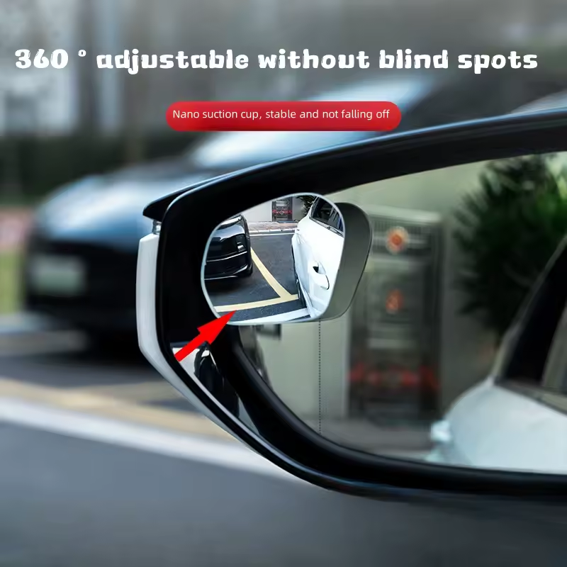 Blind Spot Adjustable Frameless Rearview Mirror Set - Image 1