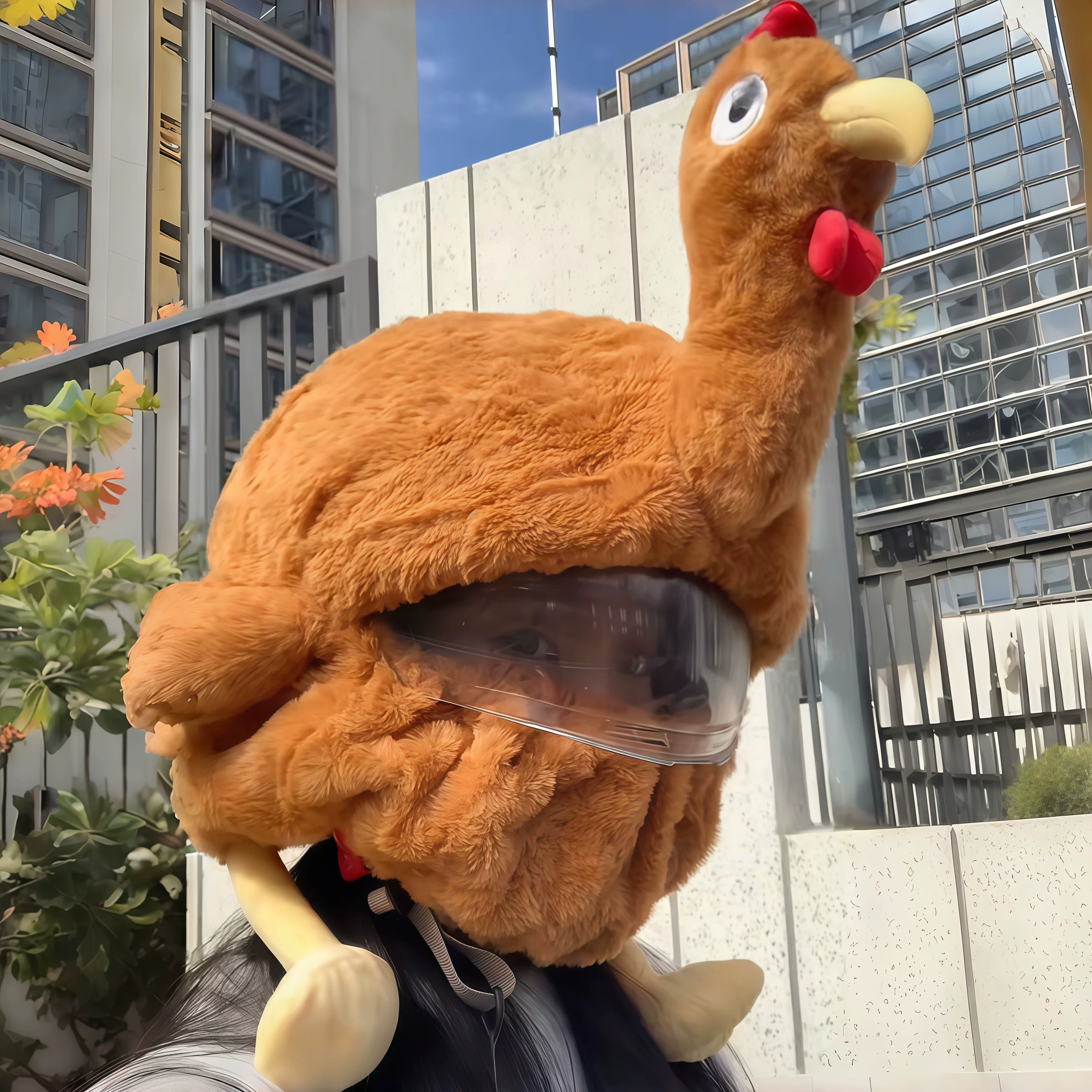 Fluffy Animals Funny Helmet Covers - Image 0