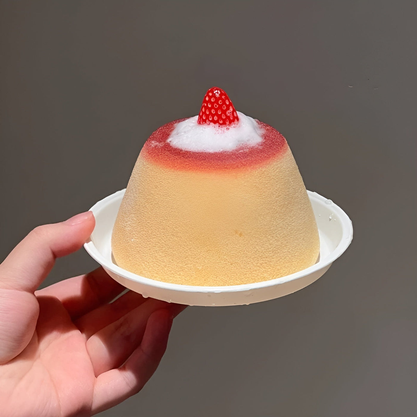 Strawberry Caramel Pudding Cleaning Sponge - Image 4