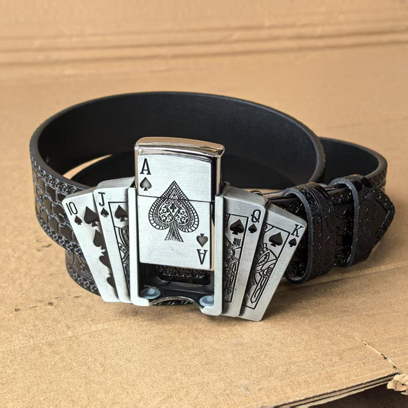 Kerosene Lighter Metal Buckle Belt - Image 2