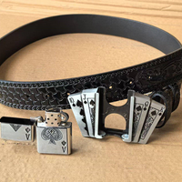 Kerosene Lighter Metal Buckle Belt - Image 4