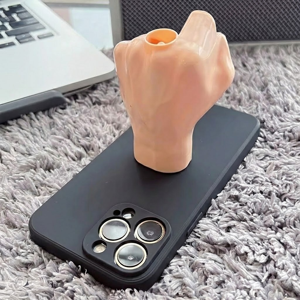 3D Middle Finger Collapsible iPhone Case - Image 6