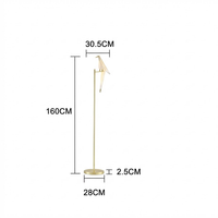 Origami Bird Sculptural Floor Lamp - Image 7