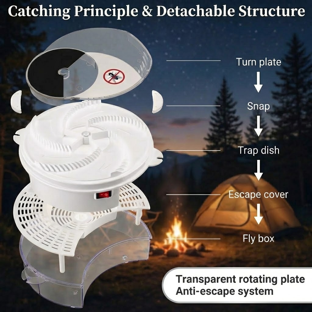 Automatic Electric Insect Flycatcher - Image 4